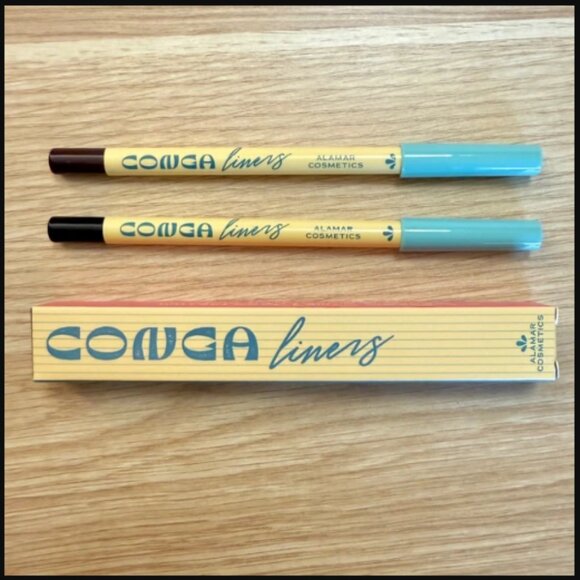 🔥3/$30 NIB Alamar Cosmetics Conga Liners Ultra-Creamy Waterproof Pencil Duo Set - Picture 3 of 3